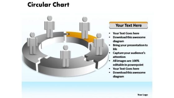 PowerPoint Design Graphic Circular Ppt Slide Layout