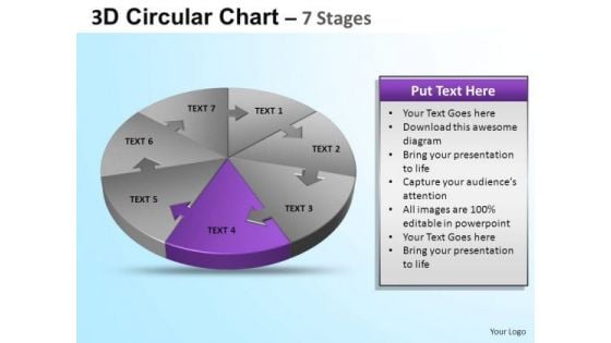 PowerPoint Design Graphic Circular Ppt Template