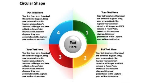 PowerPoint Design Graphic Circular Ppt Theme