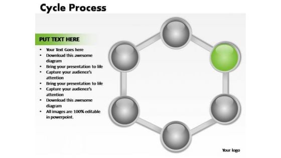 PowerPoint Design Graphic Cycle Process Ppt Slide