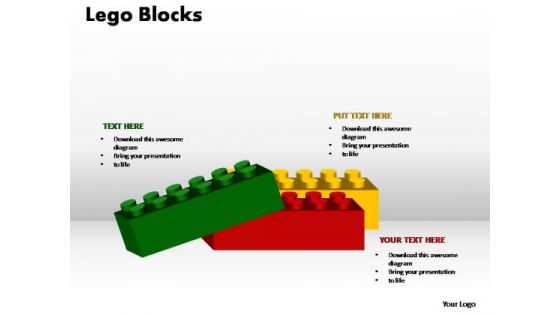 PowerPoint Design Graphic Lego Ppt Template