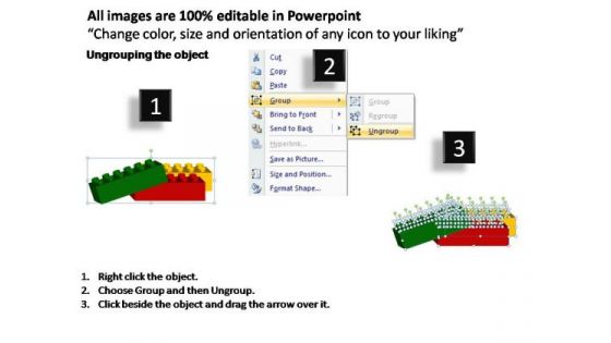 PowerPoint Design Graphic Lego Ppt Template