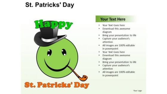 PowerPoint Design Green Patricks Day Ppt Presentation