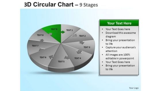 PowerPoint Design Growth Circular Ppt Design