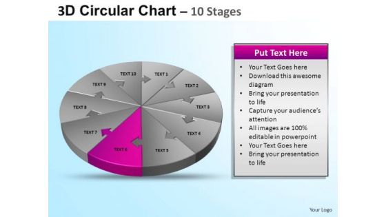 PowerPoint Design Growth Circular Ppt Theme