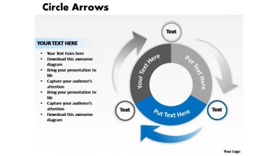 PowerPoint Design Image Circle Process Ppt Template