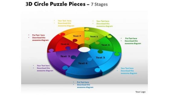 PowerPoint Design Image Circle Puzzle Ppt Slides