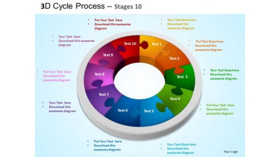 PowerPoint Design Image Cycle Process Flow Ppt Template