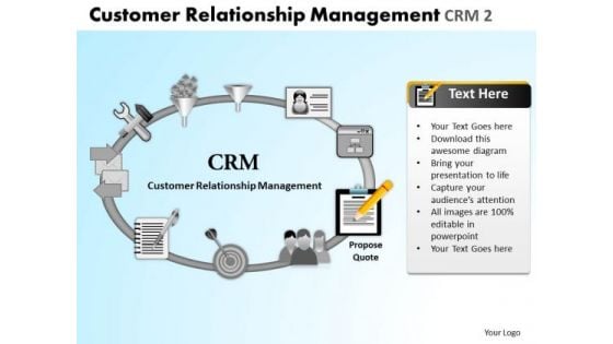 PowerPoint Design Image Relationship Management Ppt Slide