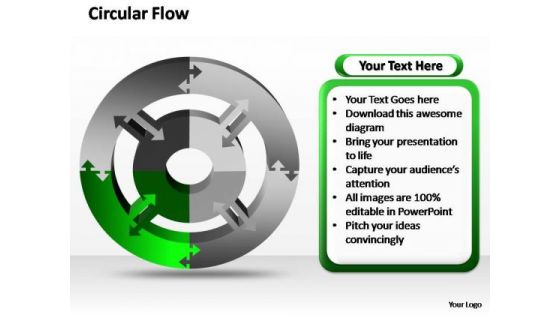 PowerPoint Design Leadership Circular Ppt Template