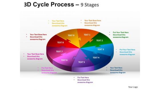 PowerPoint Design Leadership Cycle Process Ppt Layouts