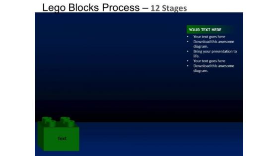 PowerPoint Design Leadership Lego Blocks Ppt Layout