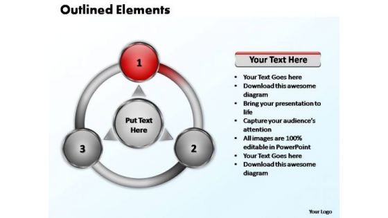 PowerPoint Design Leadership Outlined Elements Ppt Presentation