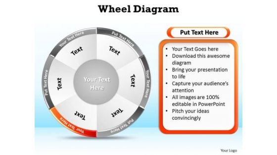 PowerPoint Design Leadership Wheel Diagram Ppt Presentation