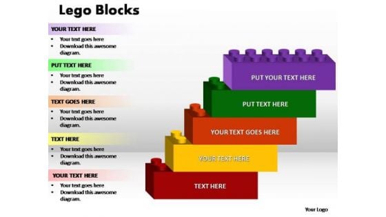 PowerPoint Design Marketing Lego Ppt Templates