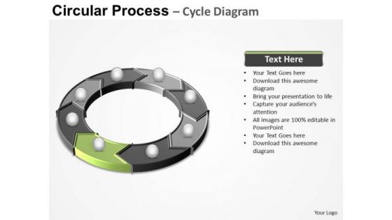 PowerPoint Design Process Circular Process Ppt Design