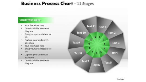 PowerPoint Design Process Circular Quadrant Ppt Slides