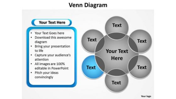 PowerPoint Design Process Venn Diagram Ppt Themes