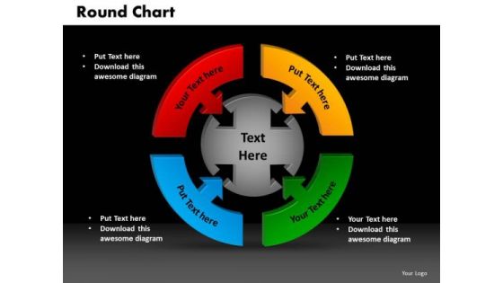 PowerPoint Design Round Chart Leadership Ppt Process