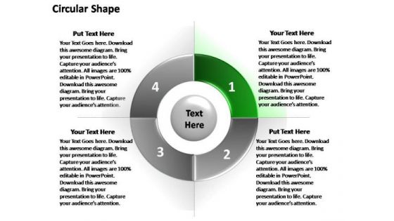 PowerPoint Design Sales Circular Ppt Process