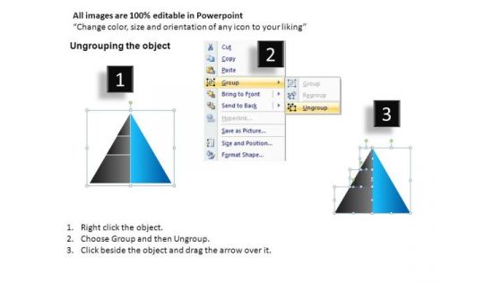 PowerPoint Design Slide With Pyramid Structure Ppt Templates