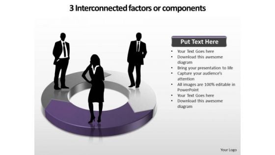 PowerPoint Design Slides Business Interconnected Factors Ppt Slide Designs