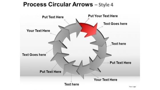 PowerPoint Design Slides Business Leadership Process Circular Arrows Ppt Layouts