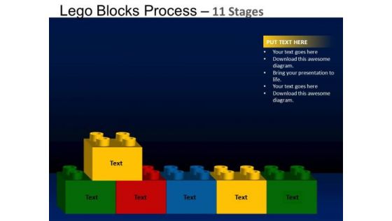 PowerPoint Design Slides Business Lego Blocks Ppt Themes