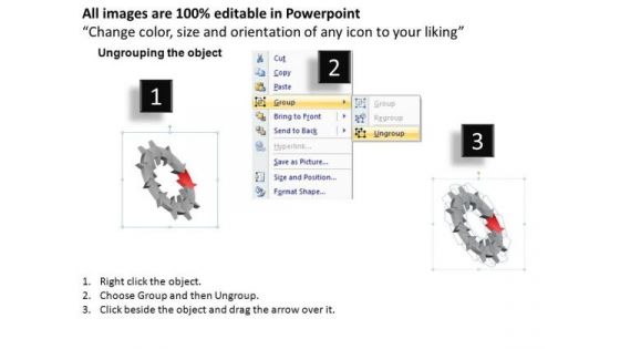 PowerPoint Design Slides Business Success Process Circular Arrows Ppt Slides
