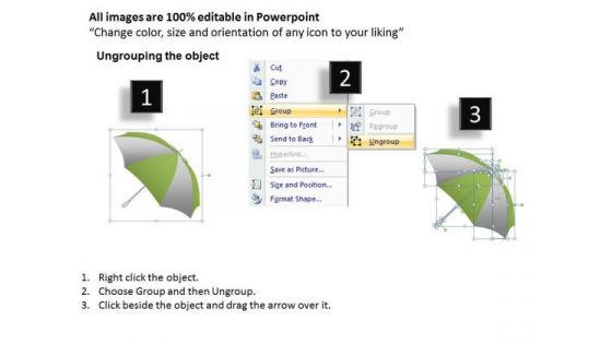 PowerPoint Design Slides Business Umbrella Chart Ppt Slides