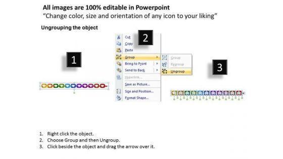 PowerPoint Design Slides Chains Flowchart Process Sales Ppt Themes