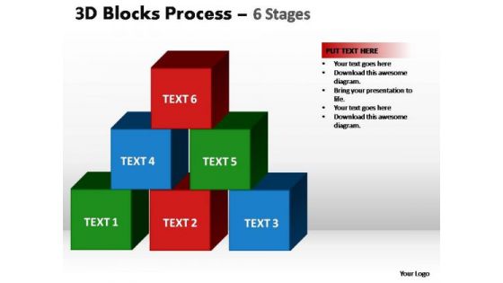 PowerPoint Design Slides Chart Blocks Process Ppt Design