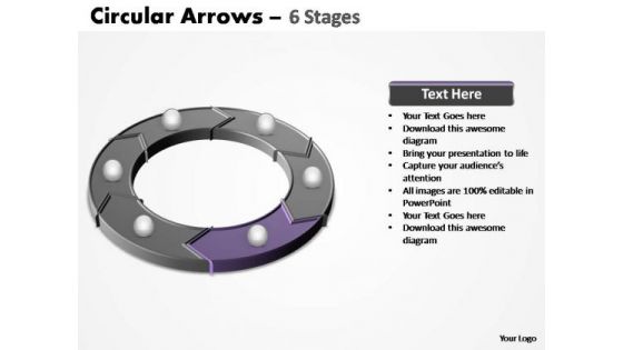 PowerPoint Design Slides Chart Circular Arrows Ppt Slide Designs