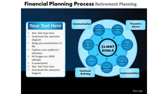 PowerPoint Design Slides Chart Financial Planning Ppt Template