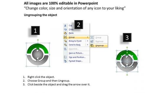 PowerPoint Design Slides Chart Round Process Flow Chart Ppt Presentation