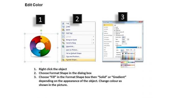 PowerPoint Design Slides Circular Puzzle Process Sales Ppt Theme