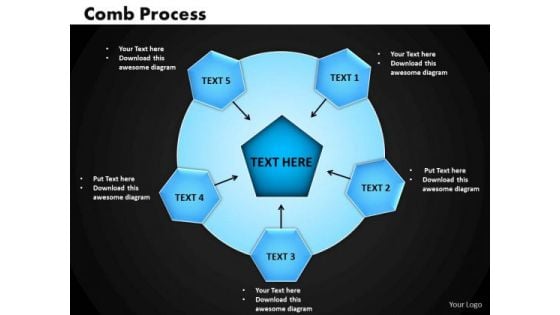 PowerPoint Design Slides Comb Process Business Ppt Presentation