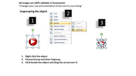 PowerPoint Design Slides Company Buttons Icons Ppt Process