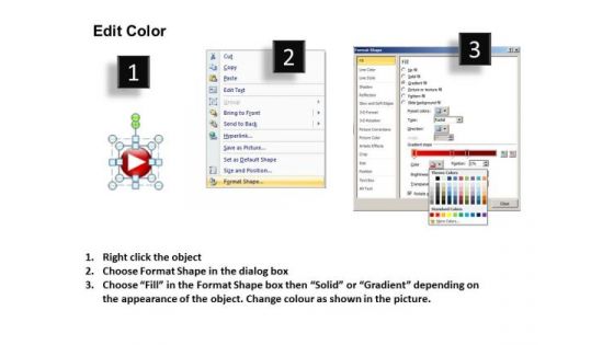 PowerPoint Design Slides Company Buttons Icons Ppt Process