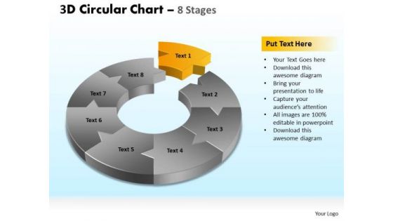 PowerPoint Design Slides Company Circular Chart Ppt Slides