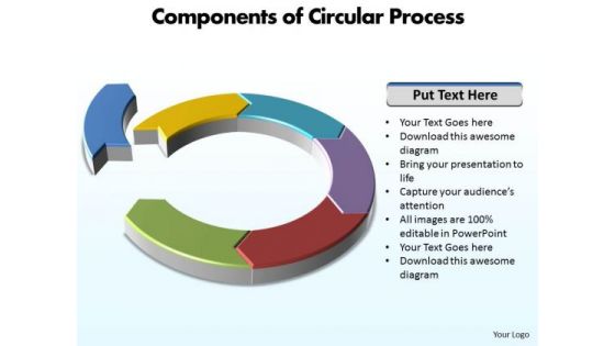 PowerPoint Design Slides Company Circular Process Ppt Presentation