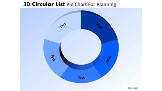 PowerPoint Design Slides Company Competition 3d Circular Chart List Ppt Slide Designs