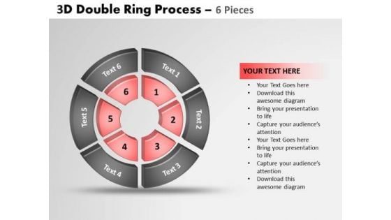 PowerPoint Design Slides Company Double Ring Ppt Theme