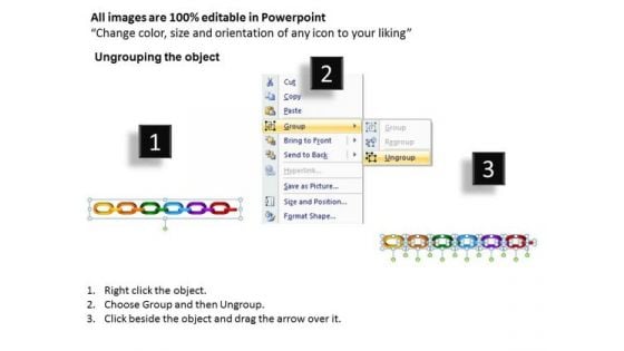 PowerPoint Design Slides Cycle Chart Chains Flowchart Ppt Slide