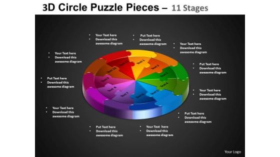 PowerPoint Design Slides Cycle Chart Circle Puzzle Diagram Ppt Backgrounds