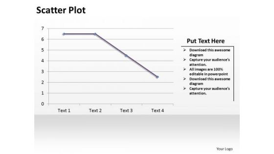 PowerPoint Design Slides Data Driven Scatter Plot Ppt Backgrounds