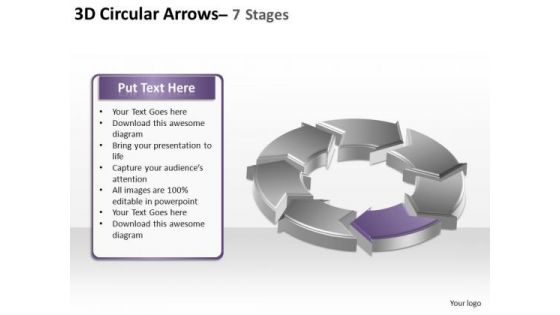 PowerPoint Design Slides Diagram Circular Arrows Ppt Designs