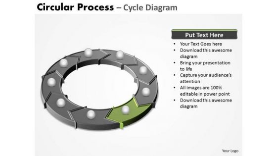 PowerPoint Design Slides Diagram Circular Process Ppt Template