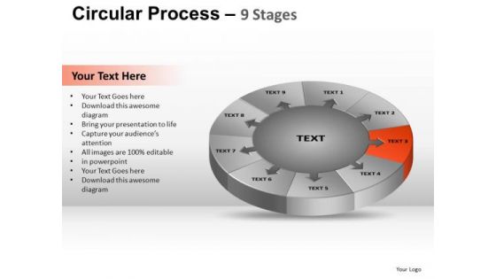 PowerPoint Design Slides Download Circular Process Ppt Slides