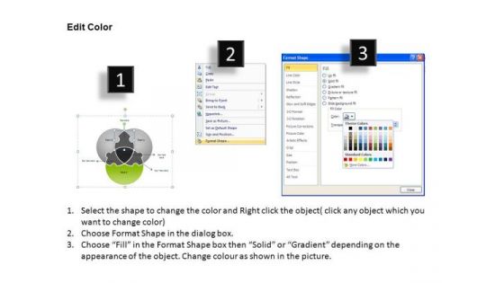 PowerPoint Design Slides Download Circular Puzzle Ppt Slide
